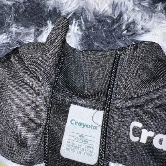 Crayola Gray Jacket with Vibrant Accents - Picture 5 of 6